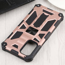 For Samsung Galaxy A13 5G Shockproof TPU + PC Magnetic Protective Phone Case with Holder(Rose Gold)