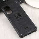 For Samsung Galaxy A13 5G Shockproof TPU + PC Magnetic Protective Phone Case with Holder(Black)