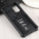 For Samsung Galaxy A13 5G Shockproof TPU + PC Magnetic Protective Phone Case with Holder(Black)