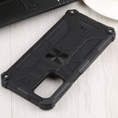 For Samsung Galaxy A13 5G Shockproof TPU + PC Magnetic Protective Phone Case with Holder(Black)