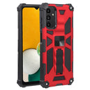 For Samsung Galaxy A13 5G Shockproof TPU + PC Magnetic Protective Phone Case with Holder(Red)