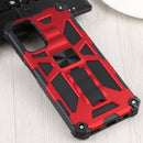 For Samsung Galaxy A13 5G Shockproof TPU + PC Magnetic Protective Phone Case with Holder(Red)