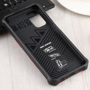 For Samsung Galaxy A13 5G Shockproof TPU + PC Magnetic Protective Phone Case with Holder(Red)