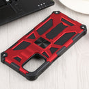 For Samsung Galaxy A13 5G Shockproof TPU + PC Magnetic Protective Phone Case with Holder(Red)