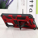 For Samsung Galaxy A13 5G Shockproof TPU + PC Magnetic Protective Phone Case with Holder(Red)