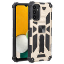 For Samsung Galaxy A13 5G Shockproof TPU + PC Magnetic Protective Phone Case with Holder(Gold)