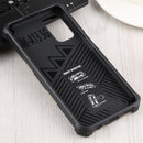 For Samsung Galaxy A13 5G Shockproof TPU + PC Magnetic Protective Phone Case with Holder(Gold)