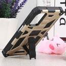 For Samsung Galaxy A13 5G Shockproof TPU + PC Magnetic Protective Phone Case with Holder(Gold)