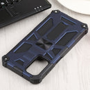 For Samsung Galaxy A13 5G Shockproof TPU + PC Magnetic Protective Phone Case with Holder(Blue)