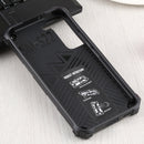For Samsung Galaxy S22 5G Camouflage Armor Kickstand TPU + PC Magnetic Phone Case(Army Green)