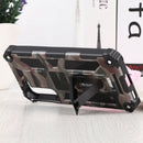 For Samsung Galaxy S22 5G Camouflage Armor Kickstand TPU + PC Magnetic Phone Case(Army Green)