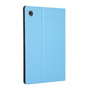For Samsung Galaxy Tab A8 Voltage Craft Texture TPU Horizontal Flip Tablet Case(Sky Blue)