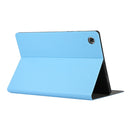 For Samsung Galaxy Tab A8 Voltage Craft Texture TPU Horizontal Flip Tablet Case(Sky Blue)