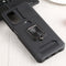 For Samsung Galaxy A13 5G Sliding Camera Cover Design PC + TPU Shockproof Phone Case with Ring Holder & Card Slot(Black)