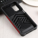 For Samsung Galaxy A13 5G Sliding Camera Cover Design PC + TPU Shockproof Phone Case with Ring Holder & Card Slot(Red)