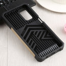 For Samsung Galaxy A13 5G Sliding Camera Cover Design PC + TPU Shockproof Phone Case with Ring Holder & Card Slot(Gold)