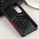 For Samsung Galaxy S22 5G Sliding Camera Cover Design PC + TPU Shockproof Phone Case with Ring Holder & Card Slot(Red)