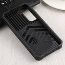 For Samsung Galaxy S22 5G Sliding Camera Cover Design PC + TPU Shockproof Phone Case with Ring Holder & Card Slot(Blue)