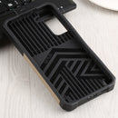 For Samsung Galaxy S22+ 5G Sliding Camera Cover Design PC + TPU Shockproof Phone Case with Ring Holder & Card Slot(Gold)