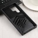 For Samsung Galaxy S22 Ultra 5G Sliding Camera Cover Design PC + TPU Shockproof Phone Case with Ring Holder & Card Slot(Blue)