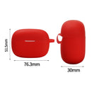 For JBL Wave 200TWS Silicone Earphone Protective Case(Matcha Green)