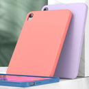 Mutural Silicone Microfiber Tablet Case For iPad mini 6(Black)