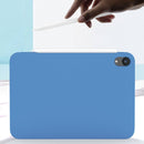 Mutural Silicone Microfiber Tablet Case For iPad mini 6(Black)