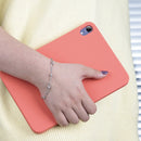 Mutural Silicone Microfiber Tablet Case For iPad mini 6(Black)