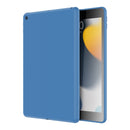 Mutural Silicone Microfiber Tablet Case For iPad 10.2 2021 / 2020 / 2019(Light Blue)