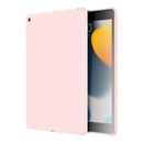 Mutural Silicone Microfiber Tablet Case For iPad 10.2 2021 / 2020 / 2019(Pink)