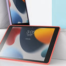 Mutural Silicone Microfiber Tablet Case For iPad 10.2 2021 / 2020 / 2019(Midnight Blue)