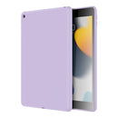 Mutural Silicone Microfiber Tablet Case For iPad 10.2 2021 / 2020 / 2019(Lavender)