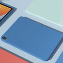 Mutural Silicone Microfiber Tablet Case For iPad Air 2022 / Air 2020 10.9(Light Blue)