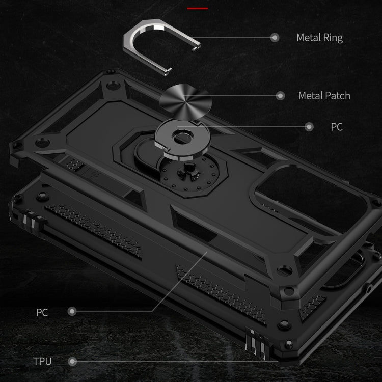 For Samsung Galaxy A53 5G Shockproof TPU + PC Phone Case(Black)