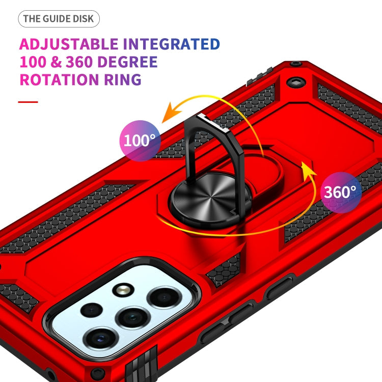 For Samsung Galaxy A53 5G Shockproof TPU + PC Phone Case(Red)