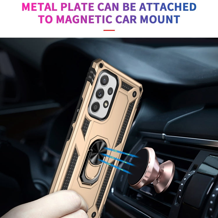 For Samsung Galaxy A53 5G Shockproof TPU + PC Phone Case(Gold)