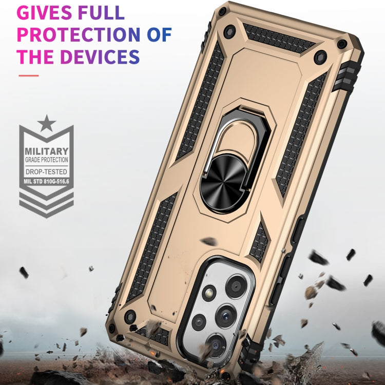 For Samsung Galaxy A53 5G Shockproof TPU + PC Phone Case(Gold)