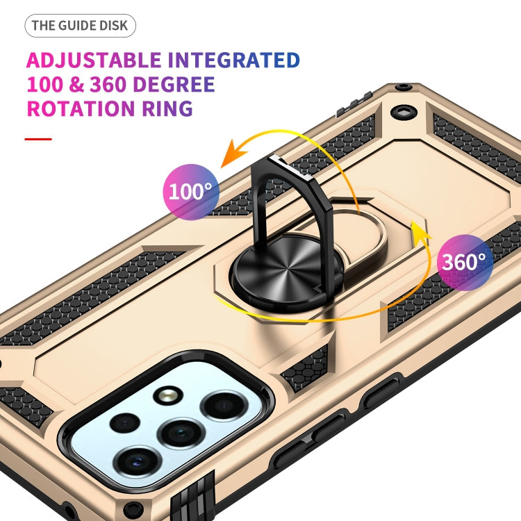For Samsung Galaxy A53 5G Shockproof TPU + PC Phone Case(Gold)