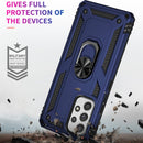 For Samsung Galaxy A53 5G Shockproof TPU + PC Phone Case(Blue)