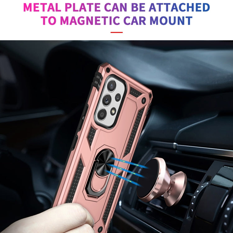 For Samsung Galaxy A53 5G Shockproof TPU + PC Phone Case(Rose Gold)