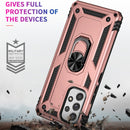 For Samsung Galaxy A53 5G Shockproof TPU + PC Phone Case(Rose Gold)