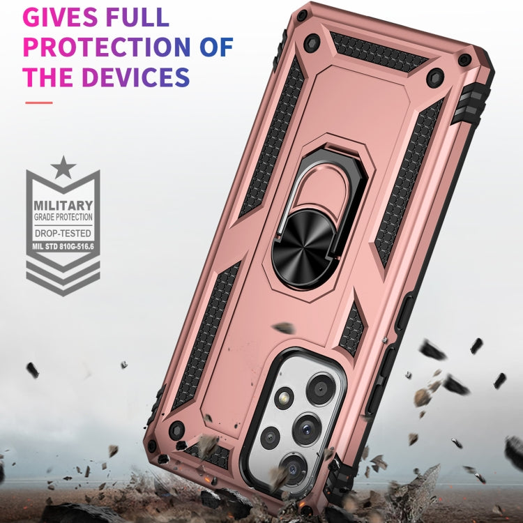 For Samsung Galaxy A53 5G Shockproof TPU + PC Phone Case(Rose Gold)