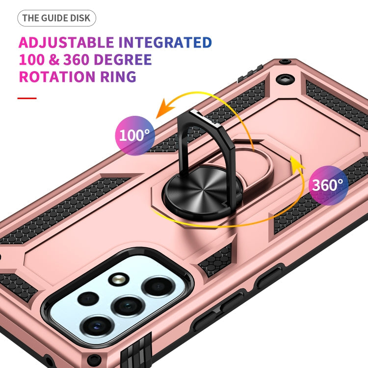 For Samsung Galaxy A53 5G Shockproof TPU + PC Phone Case(Rose Gold)