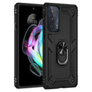 For Motorola Edge 20 Shockproof TPU + PC Phone Case(Black)