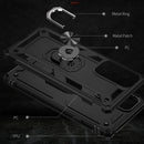 For Motorola Edge 20 Shockproof TPU + PC Phone Case(Black)