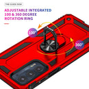 For Motorola Edge 20 Shockproof TPU + PC Phone Case(Red)