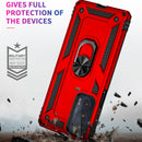 For Motorola Edge 20 Shockproof TPU + PC Phone Case(Red)