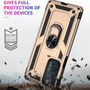 For Motorola Edge 20 Shockproof TPU + PC Phone Case(Gold)