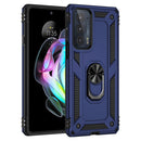 For Motorola Edge 20 Shockproof TPU + PC Phone Case(Blue)