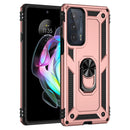 For Motorola Edge 20 Shockproof TPU + PC Phone Case(Rose Gold)